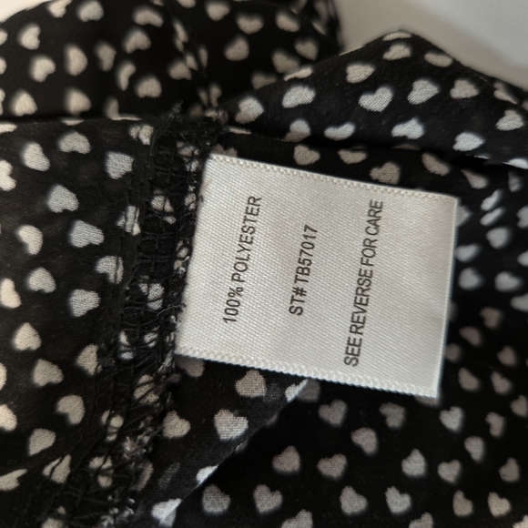 Black and White Polka Dot Blouse - Picture 12 of 13